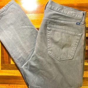 Lucky brand mens 36x32 410 Athletic fit light gray